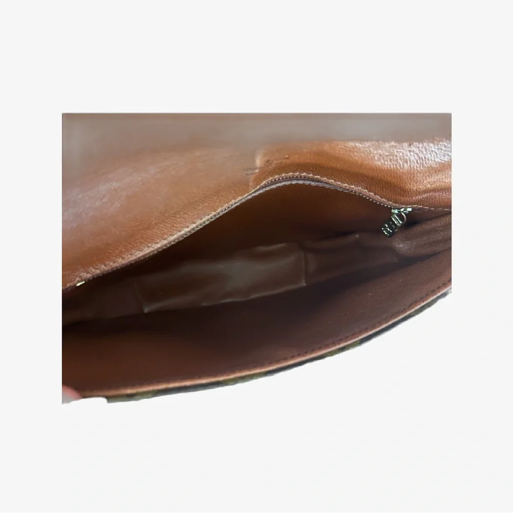 Louis Vuitton Brown Monogram Crossbody Bag with Gold Hardware - Picture 8 of 8